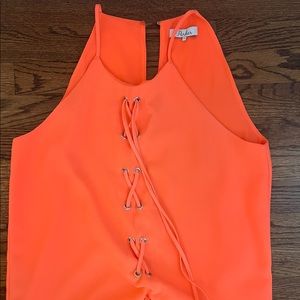 Parker Estella Neon Orange Top